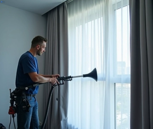 Professional drapes cleaning process tools Matty Curtain Cleaning fairfield-east-nsw