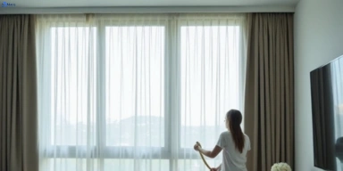 Delicate sheer drape cleaning fairfield-east-nsw Matty Curtain Cleaning